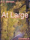 At Large (eBook)